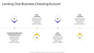 Lending Club Business Checking Account In Powerpoint And Google Slides Cpb