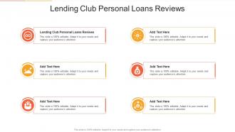 Lending Club Personal Loans Reviews In Powerpoint And Google Slides Cpb