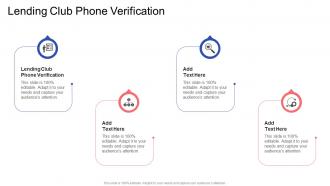 Lending Club Phone Verification In Powerpoint And Google Slides Cpb