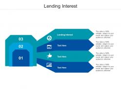 Lending interest ppt powerpoint presentation icon graphics tutorials cpb