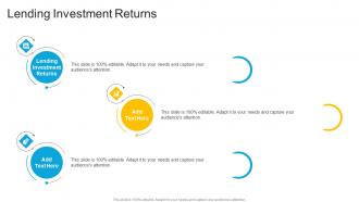 Lending Investment Returns Advice Writers Job In Powerpoint And Google Slides Cpb