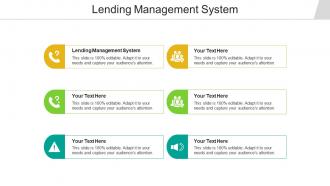 Lending management system ppt powerpoint presentation show shapes cpb