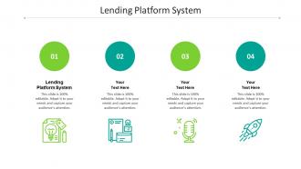 Lending platform system ppt powerpoint presentation show portrait cpb