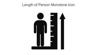 Length Of Person Monotone Icon In Powerpoint Pptx Png And Editable Eps Format