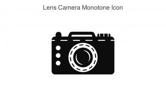 Lens Camera Monotone Icon In Powerpoint Pptx Png And Editable Eps Format