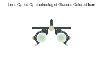 Lens Optics Ophthalmologist Glasses Colored Icon In Powerpoint Pptx Png And Editable Eps Format