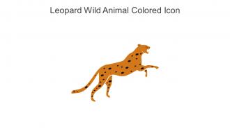 Leopard Wild Animal Colored Icon In Powerpoint Pptx Png And Editable Eps Format