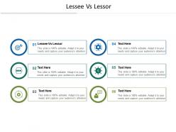 Lessee vs lessor ppt powerpoint presentation inspiration aids cpb