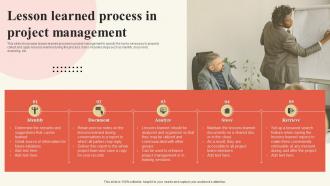 Lesson Learned Process In Project Management