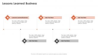 Lessons Learned Business In Powerpoint And Google Slides Cpb