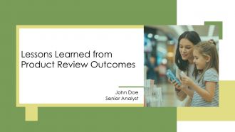 Lessons Learned From Product Review Outcomes PPT Mockup AT