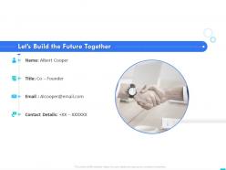 Lets build the future together virtual reality business ppt layouts samples