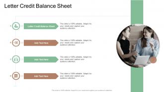 Letter Credit Balance Sheet In Powerpoint And Google Slides Cpb