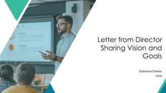 Letter From Director Sharing Vision And Goals PPT Designs AT