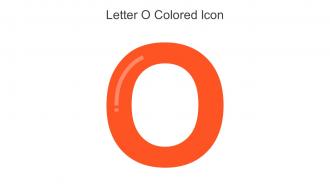 Letter O Colored Icon In Powerpoint Pptx Png And Editable Eps Format