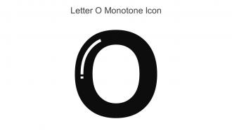 Letter O Monotone Icon In Powerpoint Pptx Png And Editable Eps Format