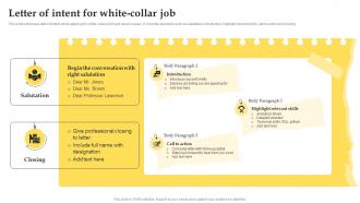 Letter Of Intent For White Collar Job