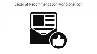 Letter Of Recommendation Monotone Icon In Powerpoint Pptx Png And Editable Eps Format