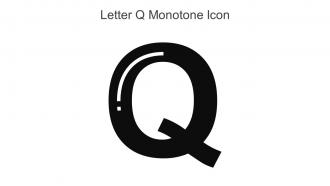 Letter Q Monotone Icon In Powerpoint Pptx Png And Editable Eps Format