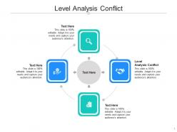 Level analysis conflict ppt powerpoint presentation background cpb
