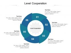 Level cooperation ppt powerpoint presentation layouts designs download cpb
