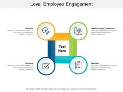 Level employee engagement ppt powerpoint presentation gallery master slide cpb