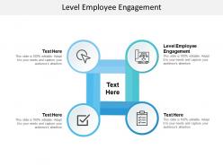 Level employee engagement ppt powerpoint presentation portfolio outfit cpb