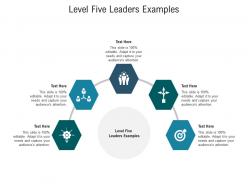 Level five leaders examples ppt powerpoint presentation model ideas cpb