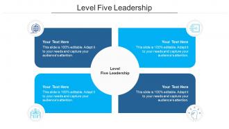Level five leadership ppt powerpoint presentation professional guide cpb