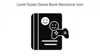 Level Guide Game Book Monotone Icon In Powerpoint Pptx Png And Editable Eps Format