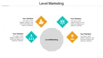 Level marketing ppt powerpoint presentation infographics example cpb