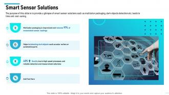 Level of automation smart sensor solutions ppt slides guide