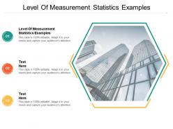Level of measurement statistics examples ppt powerpoint presentation inspiration graphics cpb
