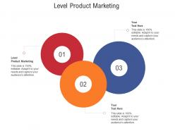 Level product marketing ppt powerpoint presentation portfolio show cpb