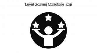 Level Scoring Monotone Icon In Powerpoint Pptx Png And Editable Eps Format