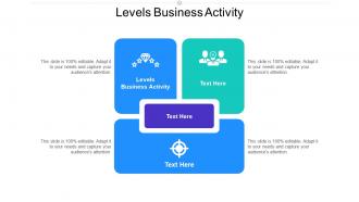 Levels business activity ppt powerpoint presentation model themes cpb