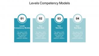 Levels competency models ppt powerpoint presentation outline graphics cpb