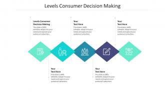 Levels consumer decision making ppt powerpoint presentation icon design inspiration cpb