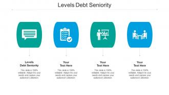 Levels debt seniority ppt powerpoint presentation pictures background designs cpb