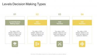 Levels Decision Making Types In Powerpoint And Google Slides Cpb