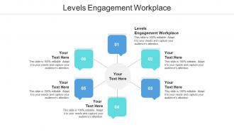 Levels engagement workplace ppt powerpoint presentation infographics maker cpb