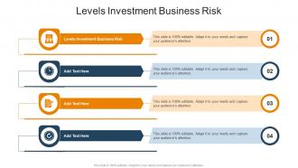 Levels Investment Business Risk In Powerpoint And Google Slides Cpb