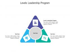 Levels leadership program ppt powerpoint presentation gallery format ideas cpb