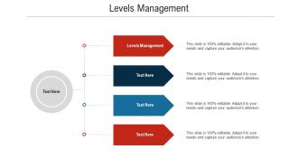 Levels management ppt powerpoint presentation file background designs cpb