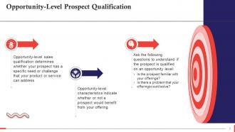 Levels Of Prospect Qualification In Sales Training Ppt Attractive Informative
