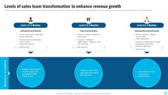 Levels Of Sales Team Transformation To Enhance Revenue Growth