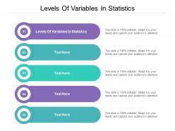 Levels of variables in statistics ppt powerpoint presentation inspiration smartart cpb