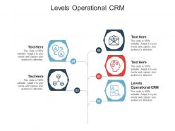 Levels operational crm ppt powerpoint presentation infographics graphics cpb