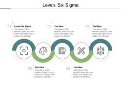 Levels six sigma ppt powerpoint presentation summary design inspiration cpb