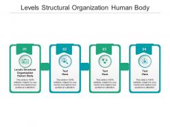 Levels structural organization human body ppt powerpoint presentation layouts graphics cpb